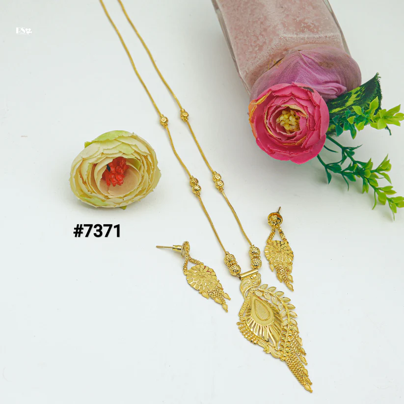 Gold Plated LONG NECKLACE 1 Gram Gold Plated Jewellery